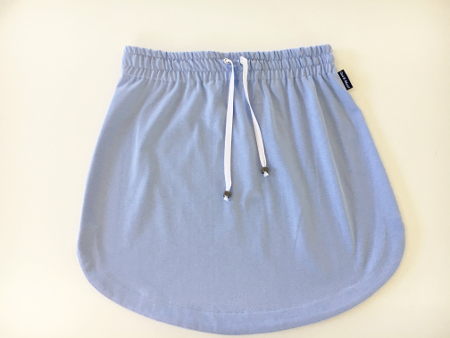 Womens Plain light blue rugby Skirt