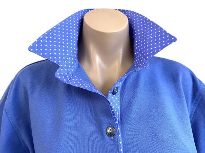 Periwinkle Rugby - Matching spot trim
