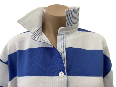 SALE Cornflower & White - M Relaxed fit S/Sleeve ONLY