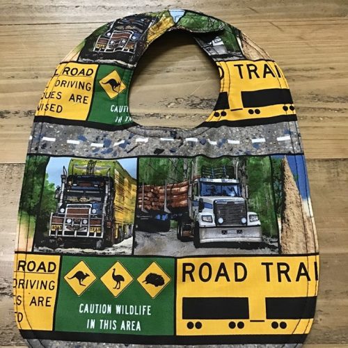 Road Train Baby Bib