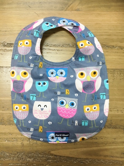 Cute Owl Baby Bib