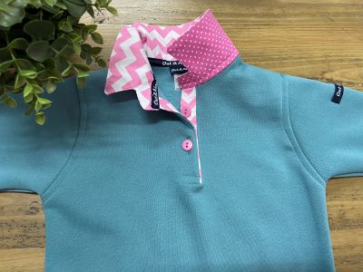 Sage Kids Rugby - Candy chevron & spot