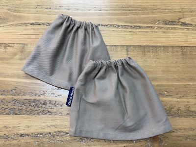 Plain khaki sock protectors