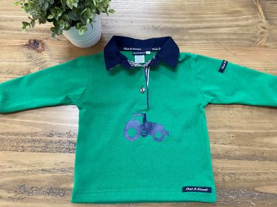 Mambo green kids rugby - Tractor trim