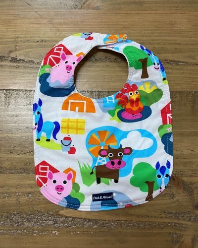 Funny Farm Baby Bib