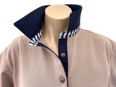 Latte Rugby - Navy + gingham