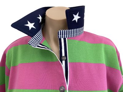 Daisy Stripe Rugby - Navy stars