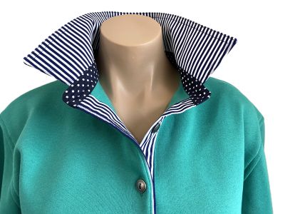 Jade Rugby - Navy stripe & spot