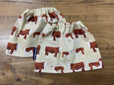 Hereford cow sock protector