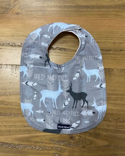 Wild & free baby bib