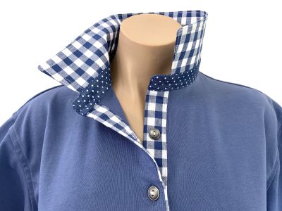 Denim Rugby - Denim gingham & spot