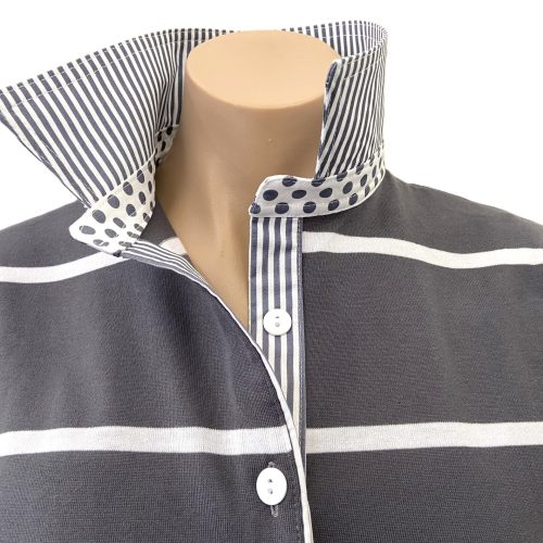 Laura Stripe Rugby -Stripe & spot trim